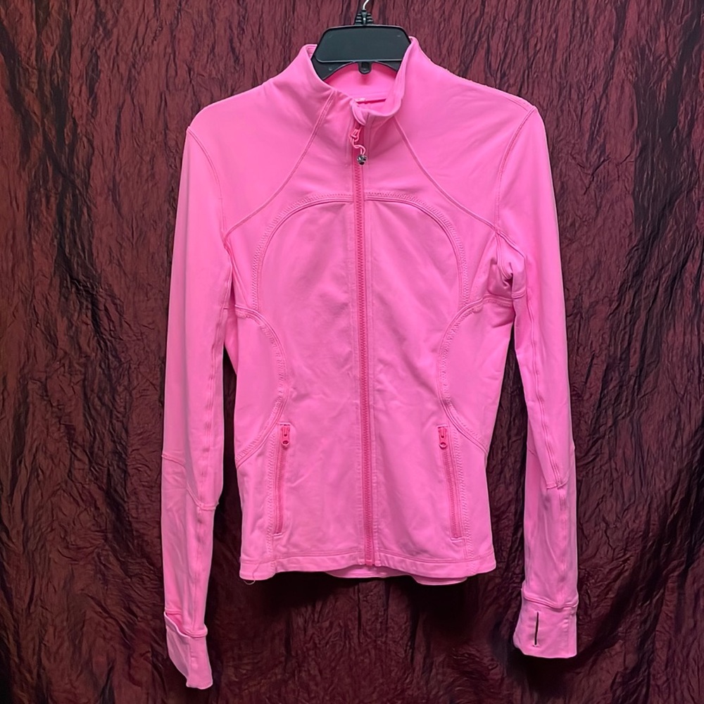 Bright pink Lululemon jacket